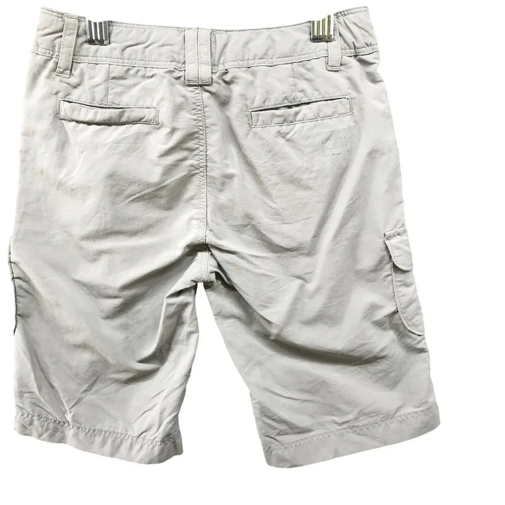 REI‎ Hiking Cargo Shorts Girls XXS 4-5 Gray Nylon Outdoors Lightweight Trail